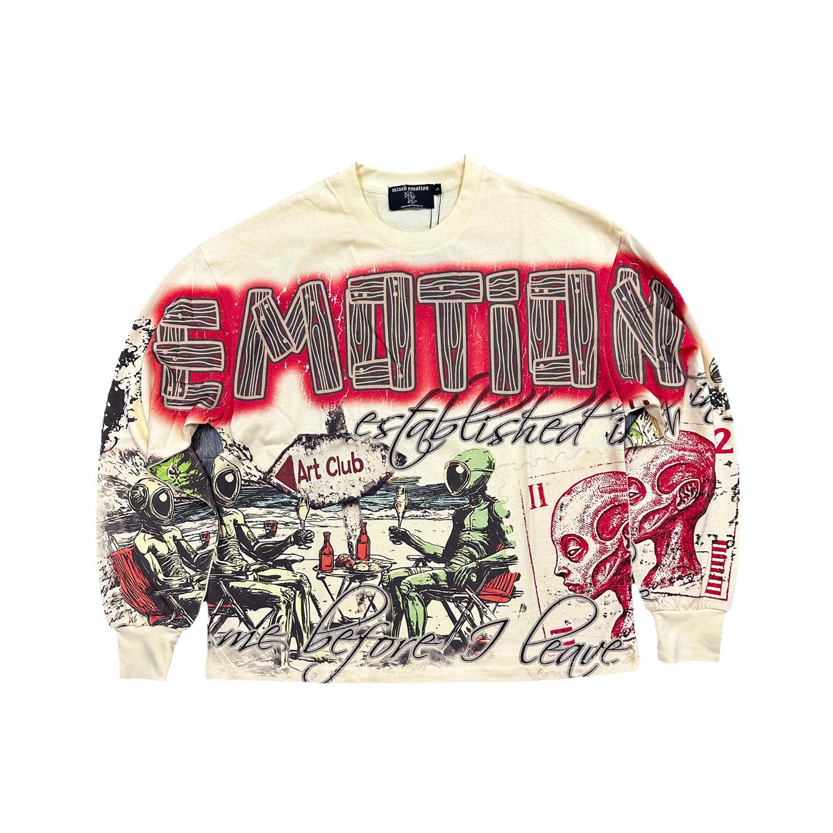 'Art Club' Cream Long Sleeve ('Art Club' Cream Long Sleeve)