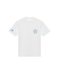 Chrome Hearts Logo Blue T-shirt White
