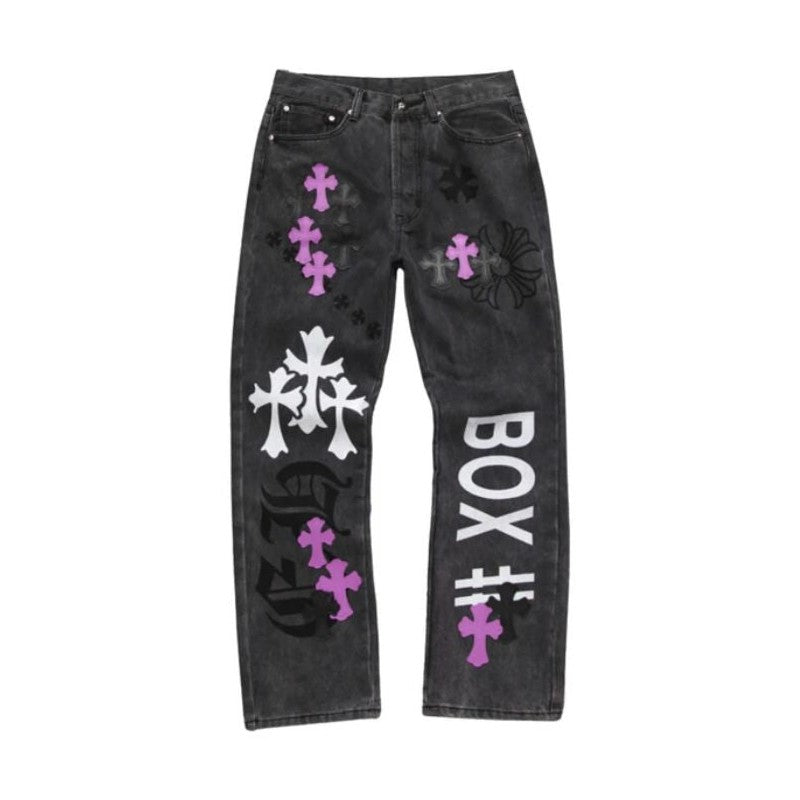 Chrome Hearts Box Purple Pants