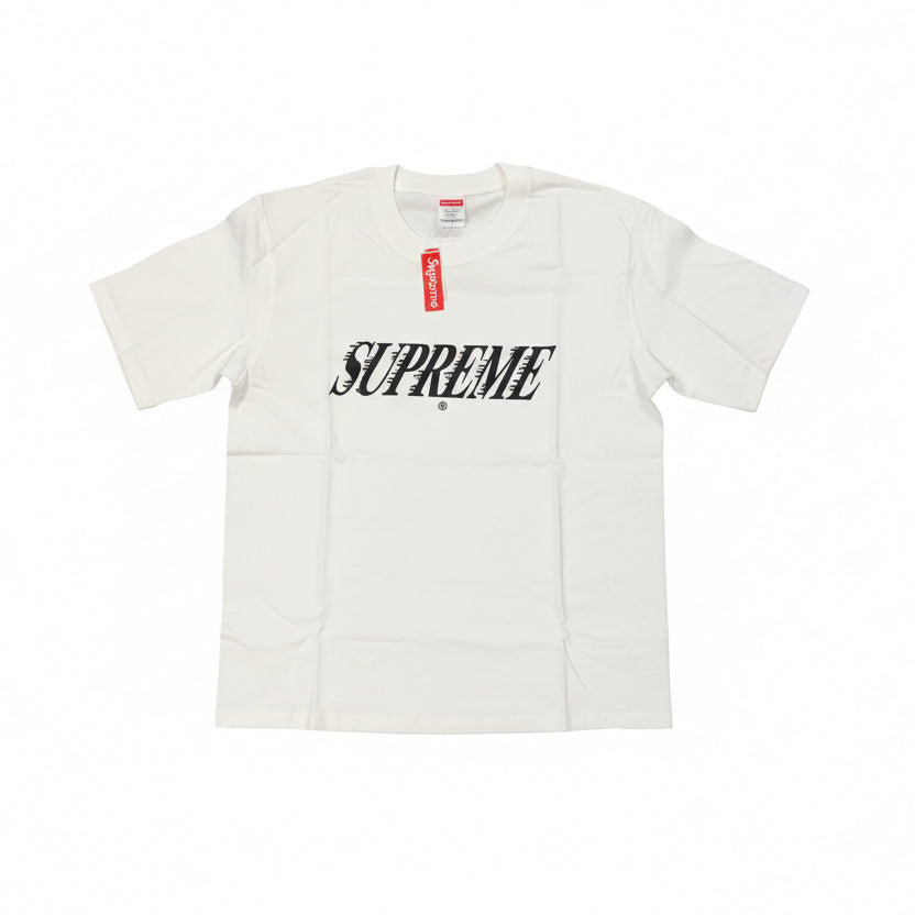 Supreme Logo B&W White
