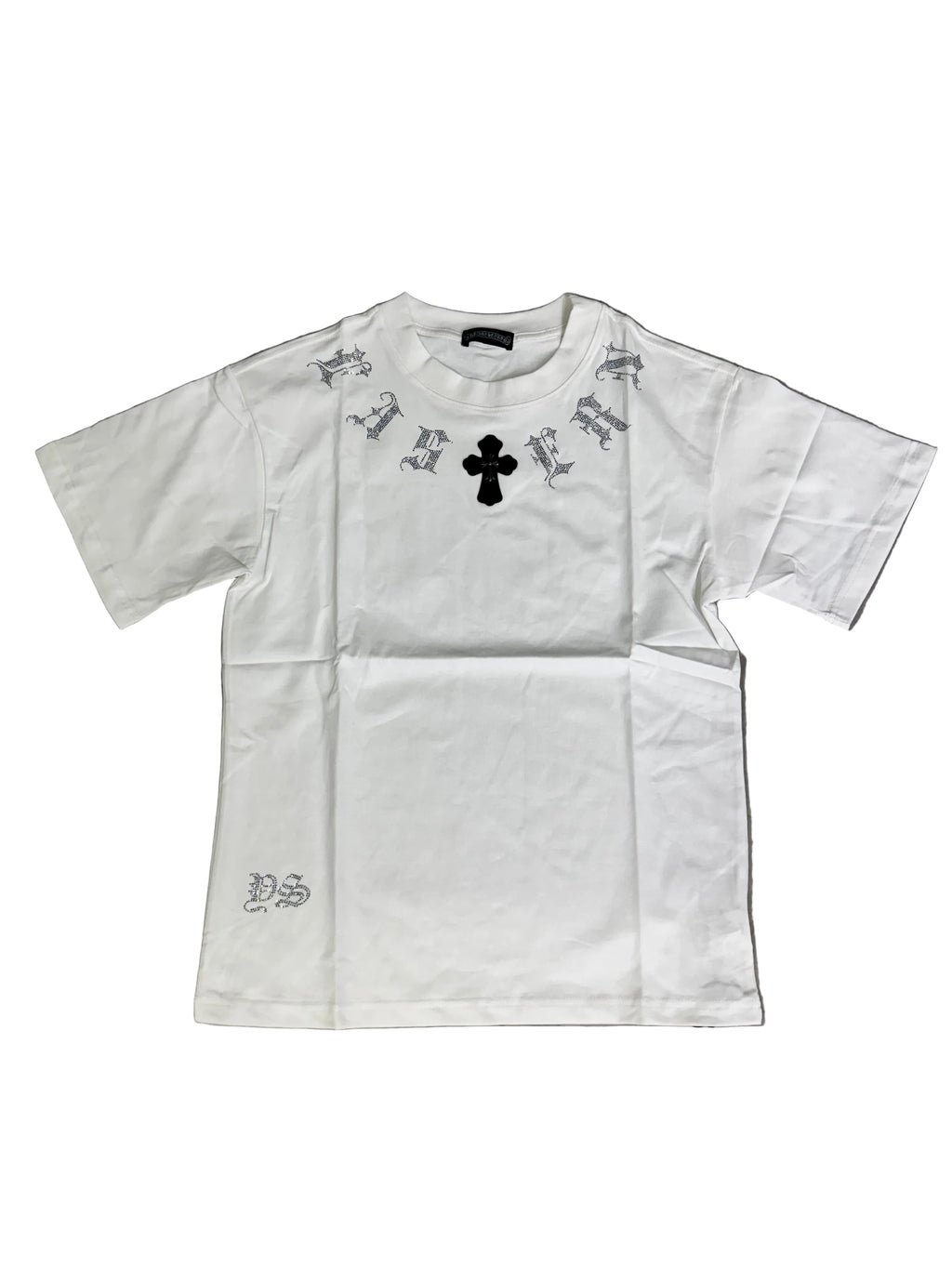 Chrome Hearts Logo Bling T-shirt White