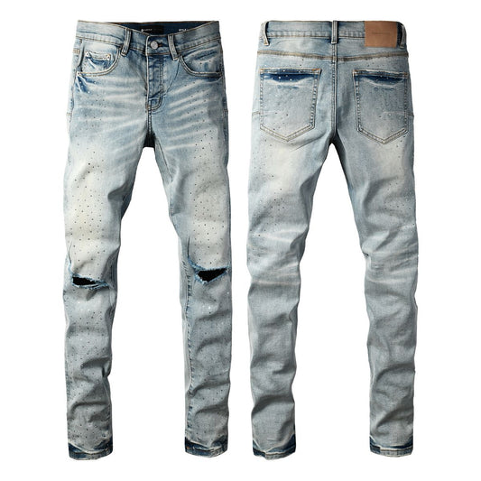 Purple jeans 37