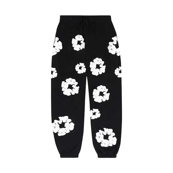 Denim Tears The Cotton Wreath Sweatpants Black