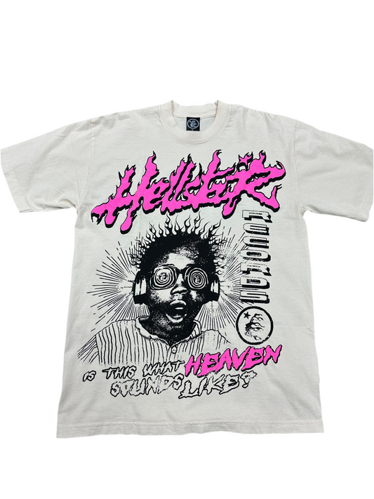 Hellstar Studios Heaven Sounds Like Tee (blanca)