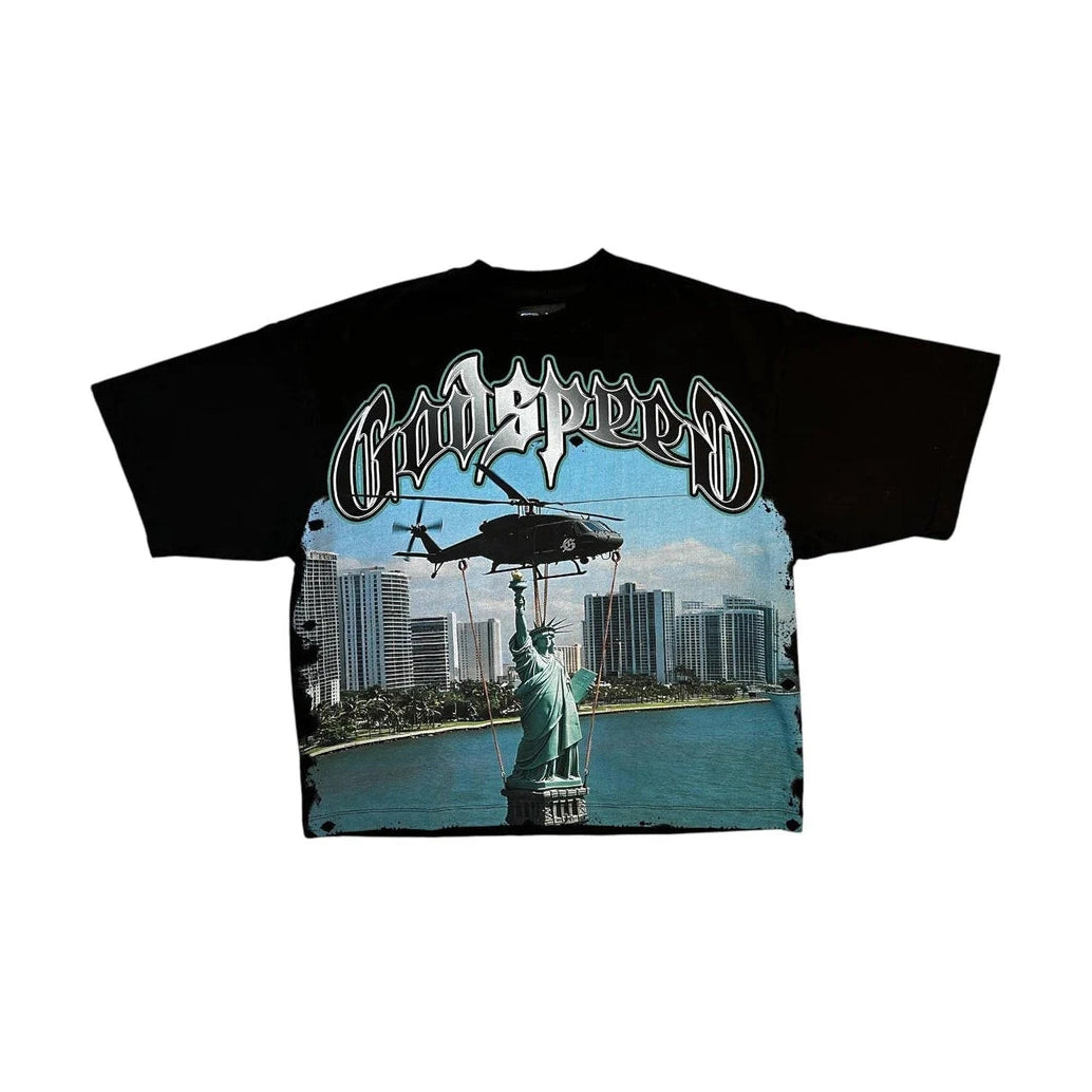 Godspeed Miami Exclusive Liberty Lift T-Shirt Black