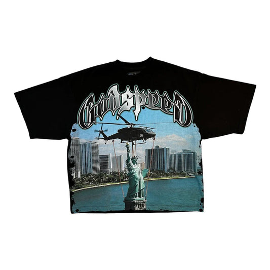 Godspeed Miami Exclusive Liberty Lift T-Shirt Black