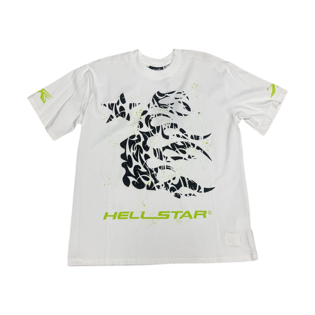 HELLSTAR PATH TO PARADISE LOGO Green (white)