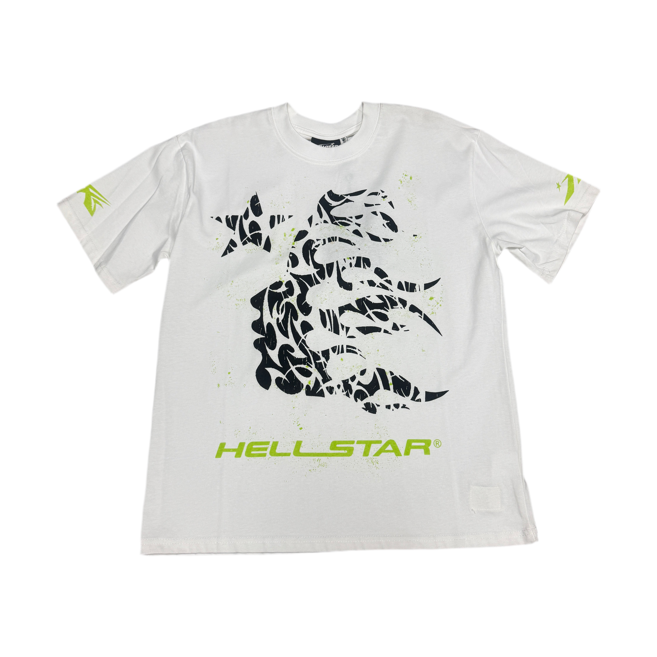 HELLSTAR PATH TO PARADISE LOGO Green (white)
