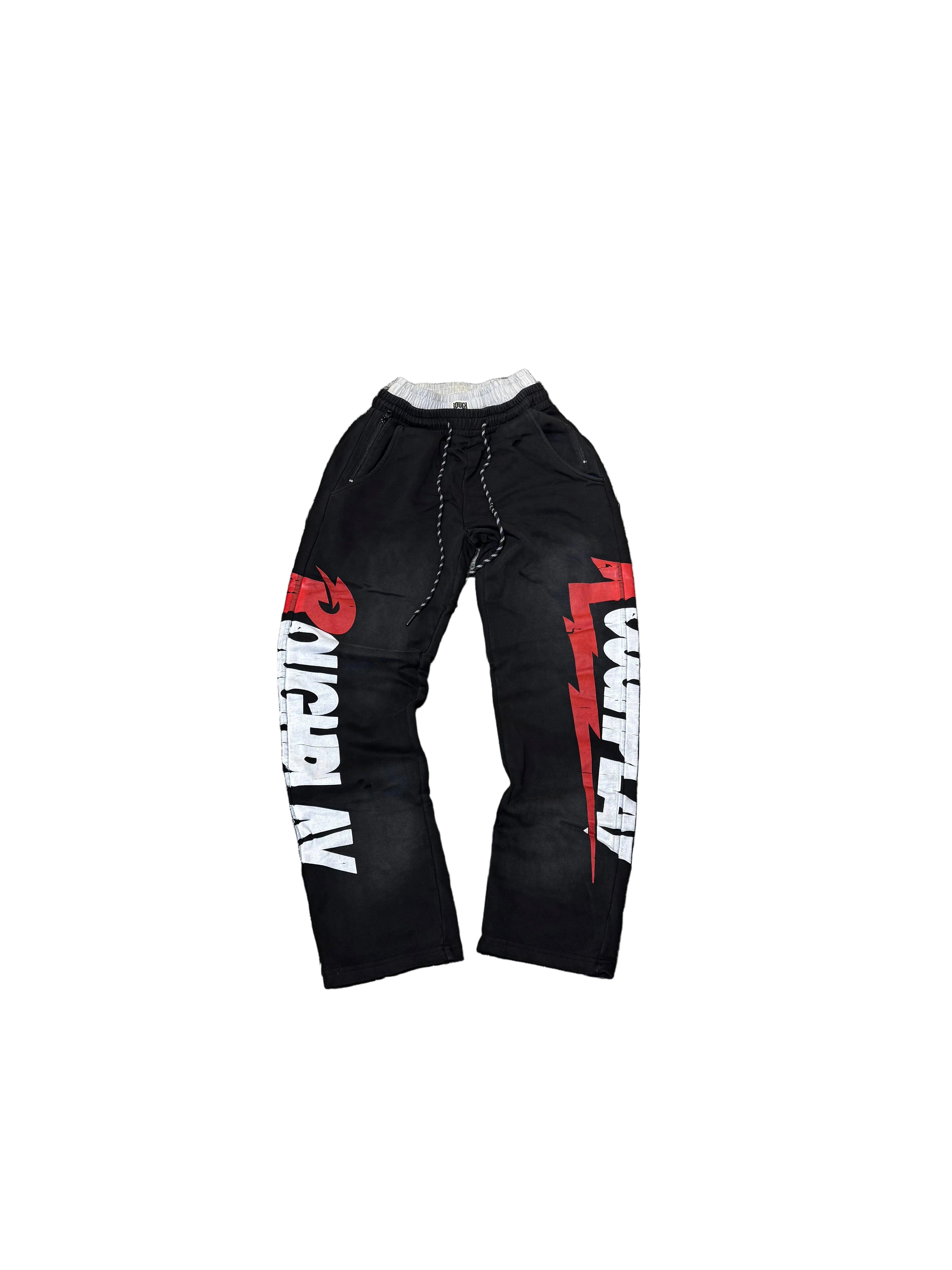 Rough play Black Double Sweatpants