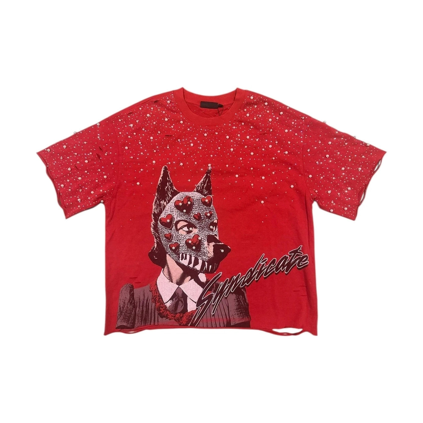 SYNDICATE Masque Red Rhinestone