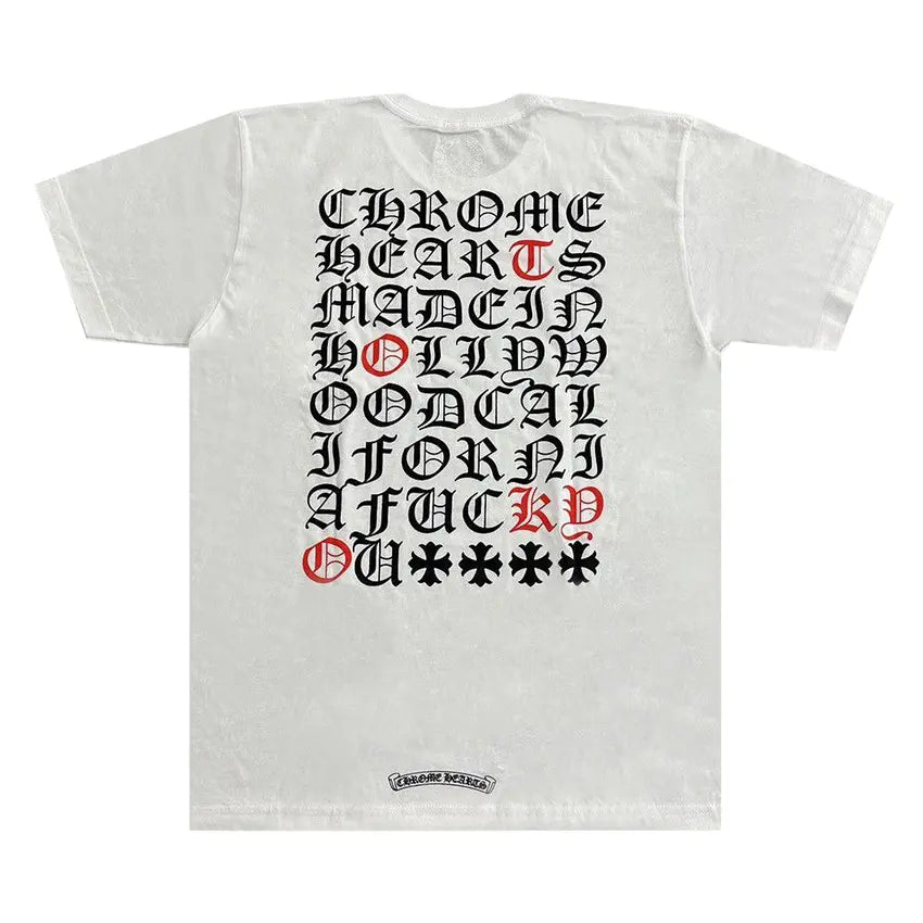 Chrome Hearts Tokyo Exclusive Eye Chart Pocket Tee 'White'