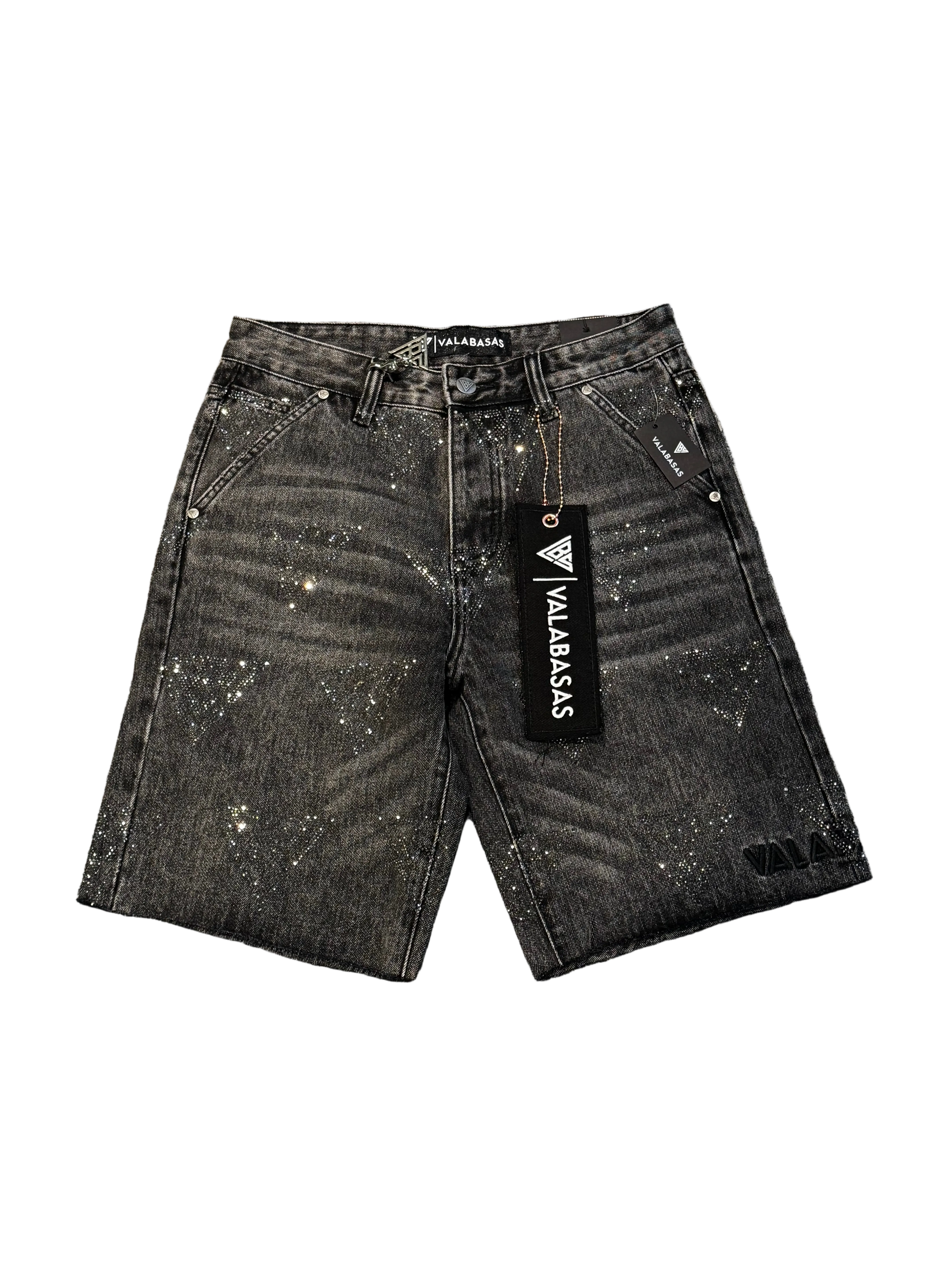 Valabasas Grey Short Bling