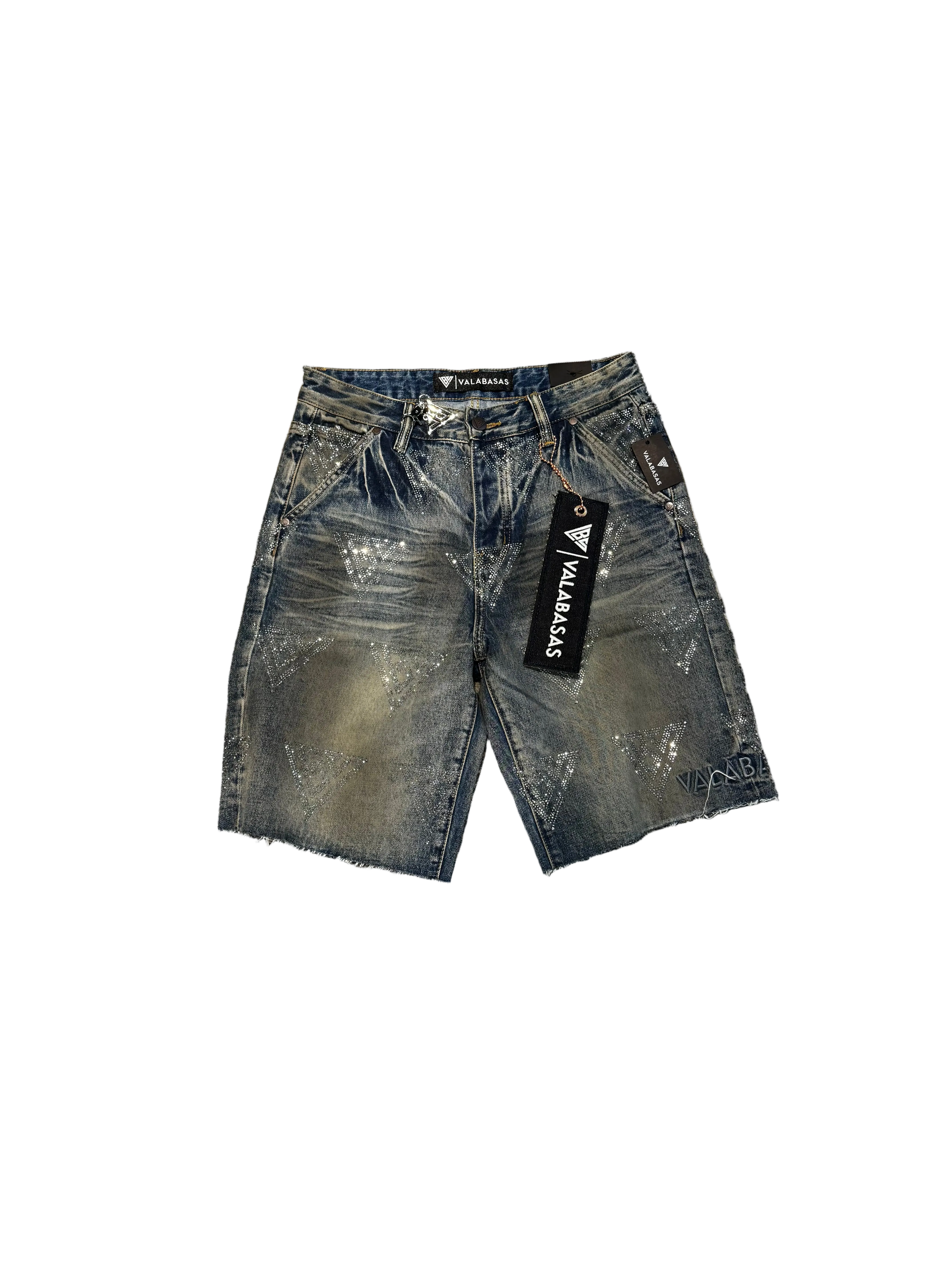 Valabasas Blue Wash Short Bling