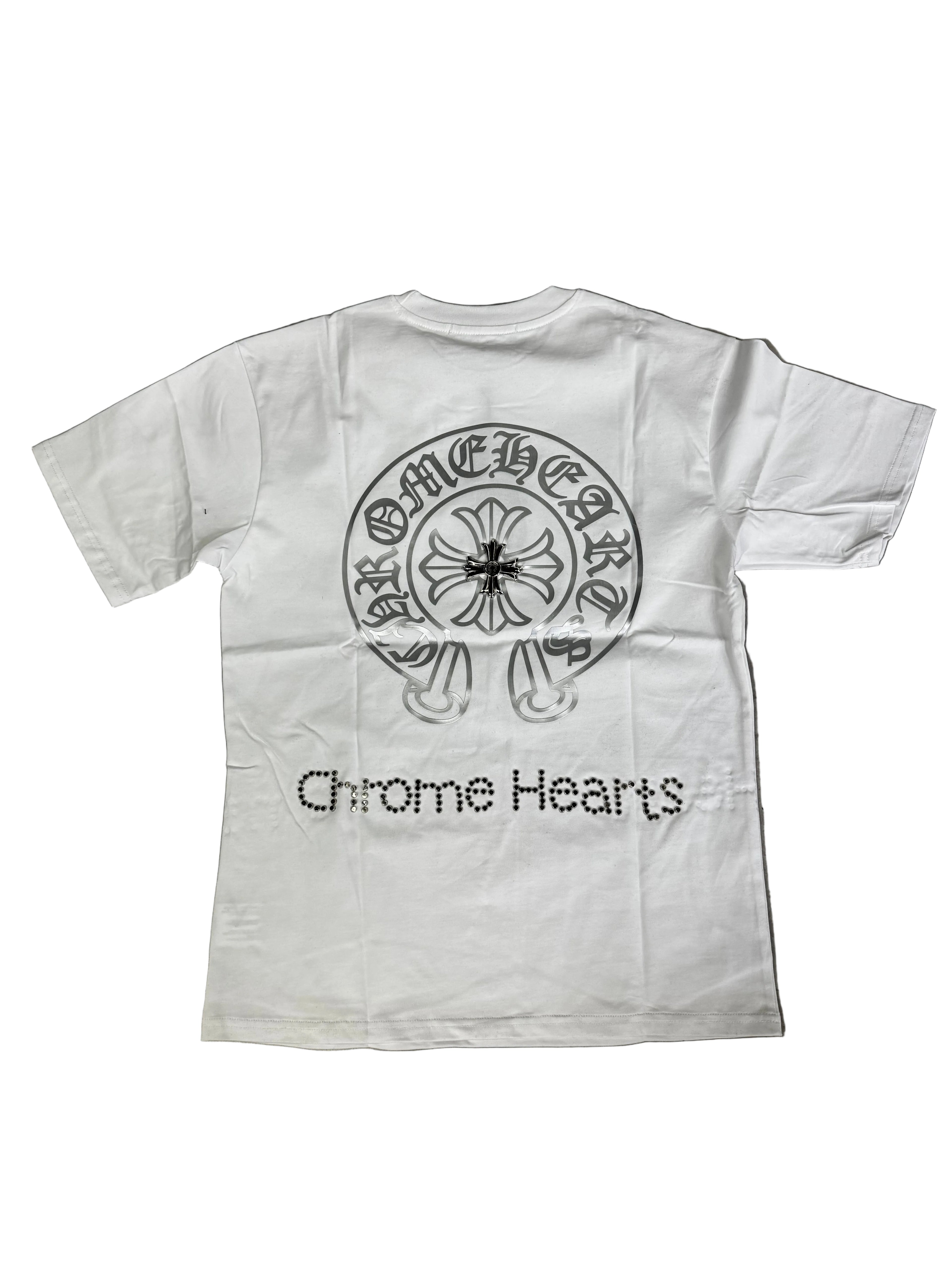 Chrome Hearts Logo 3D T-shirt White
