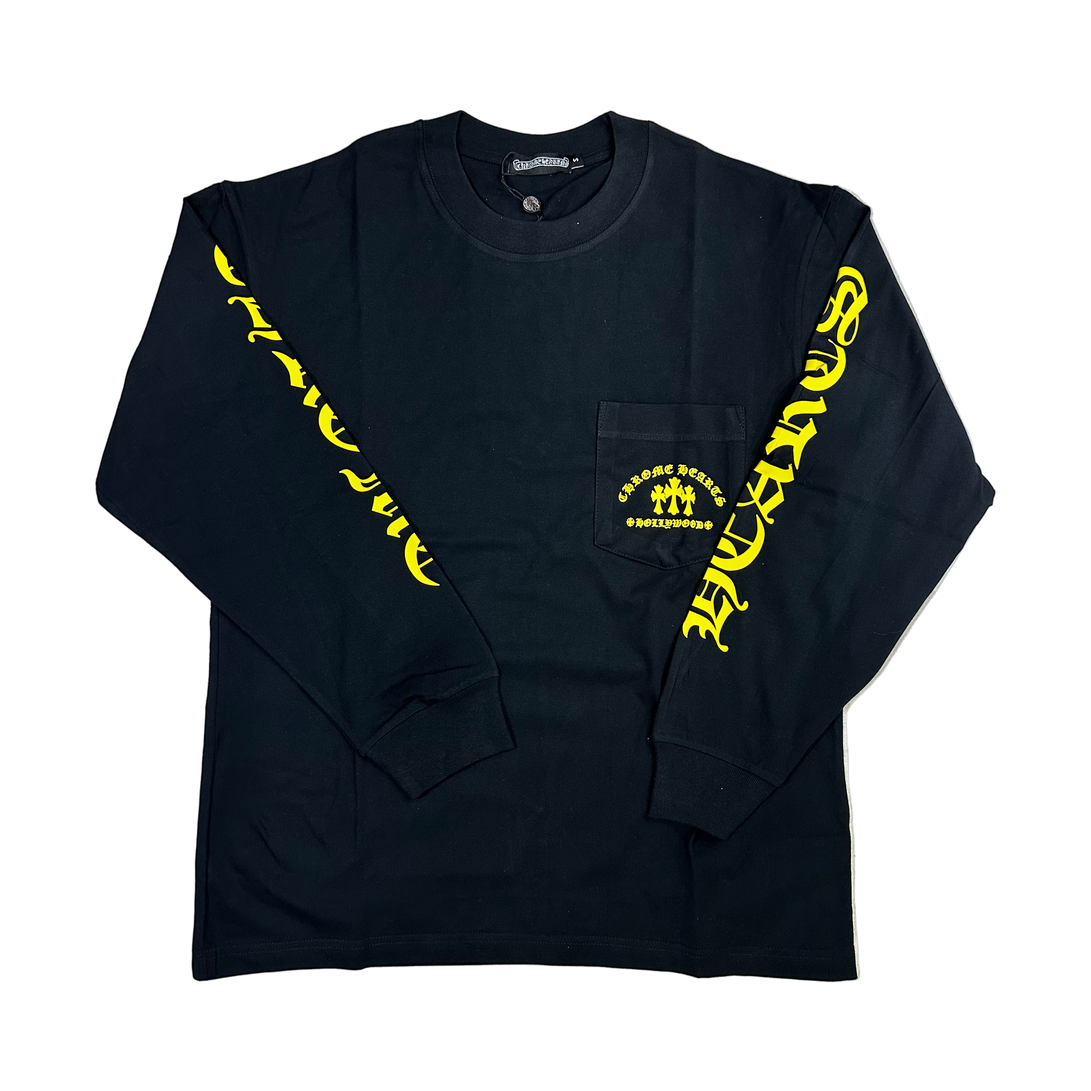 Chrome Hearts Longsleeve Logo Yellow