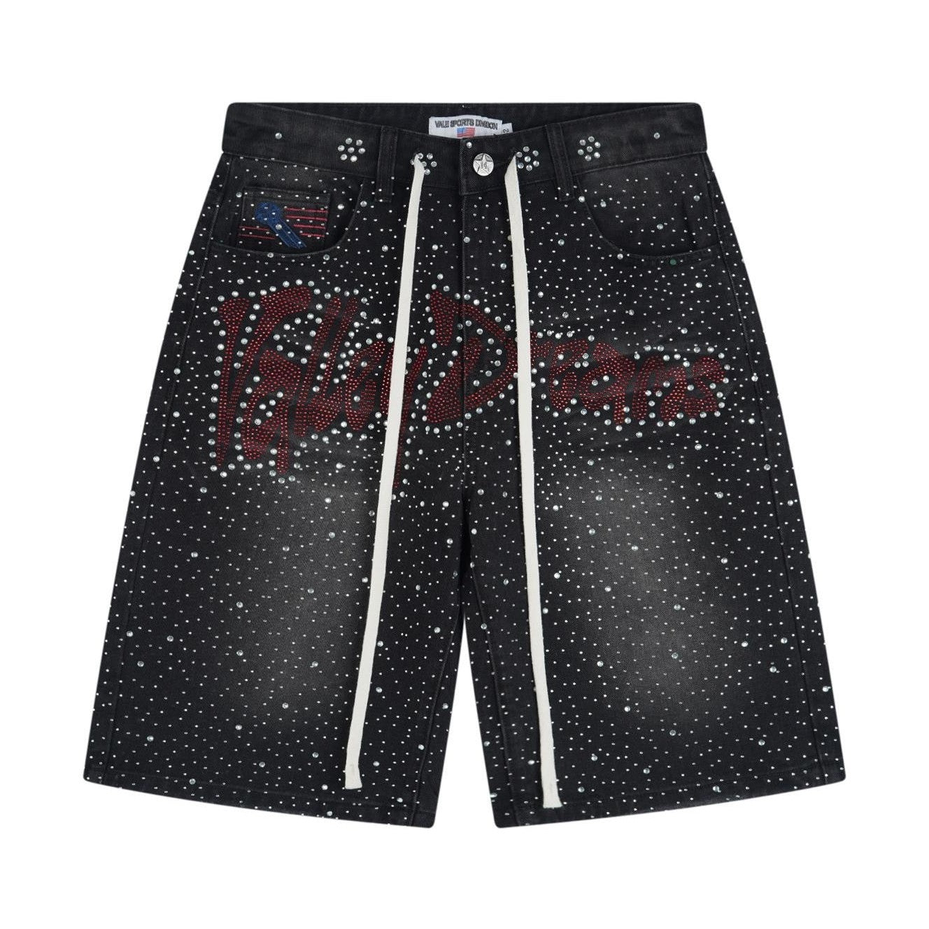 Vale Dreams Shorts Jeans Bling “red”