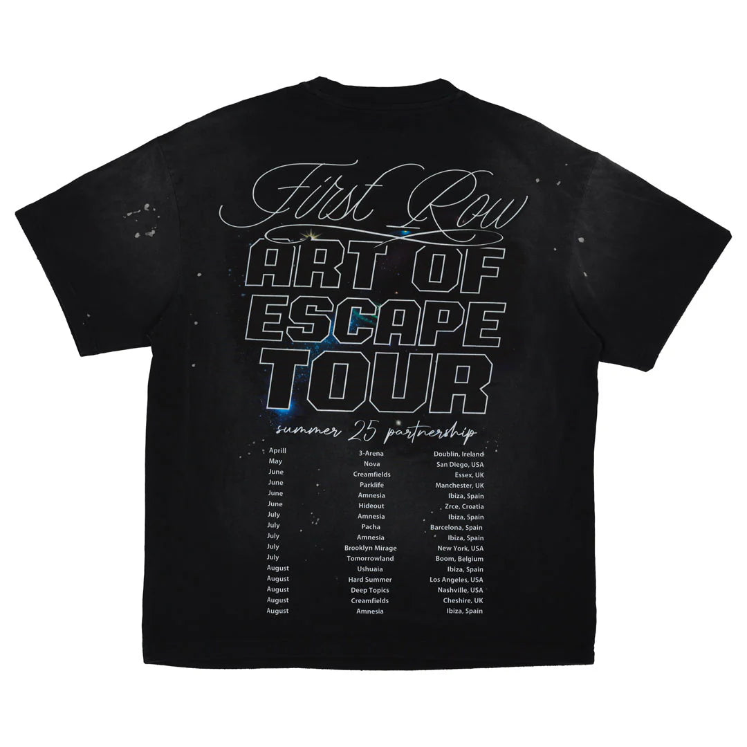 FIRST ROW ART OF ESCAPE TOUR TEE