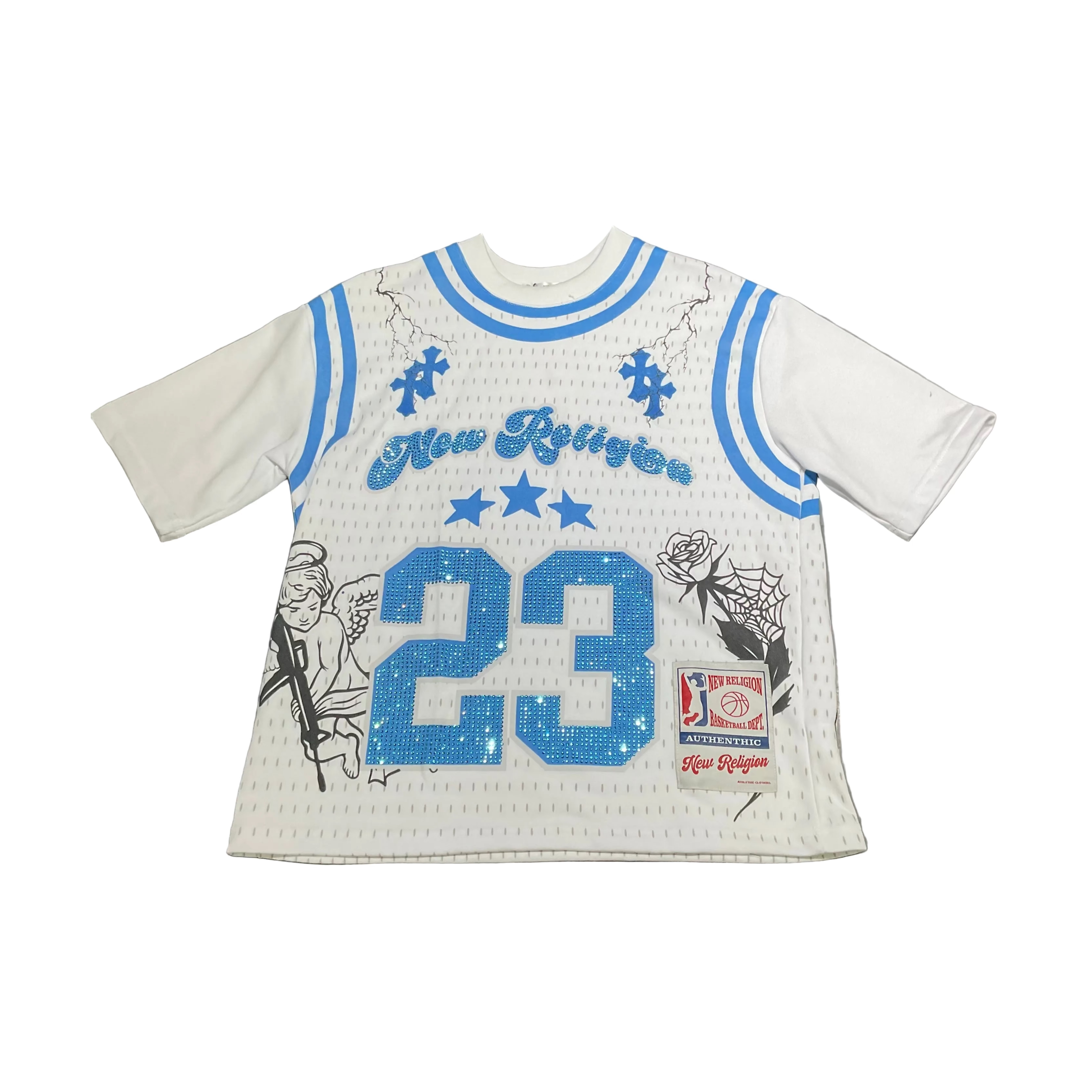 New Religion “Polo 23” White Blue