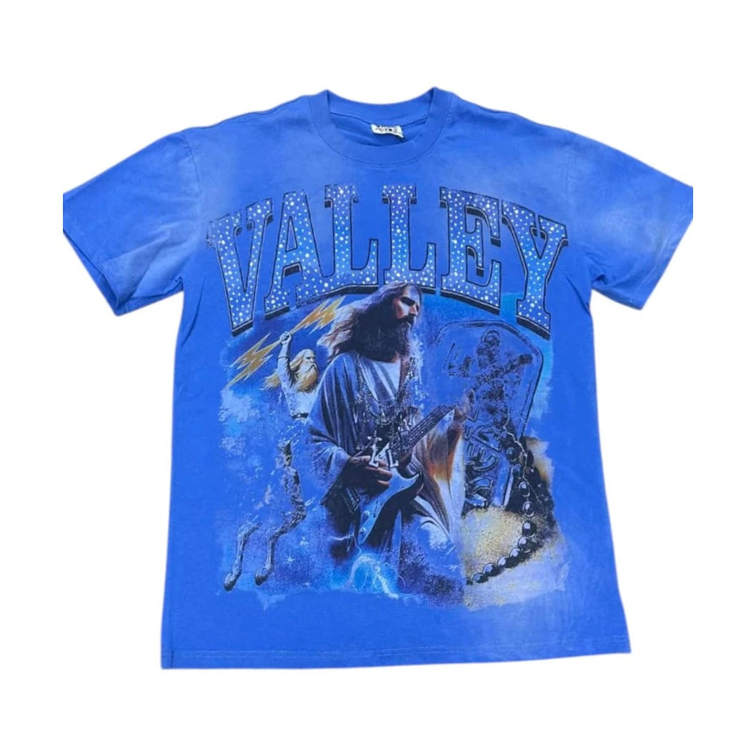 Vale Forever Holy Metal Bling Tee 'Periwinkle' | Blue