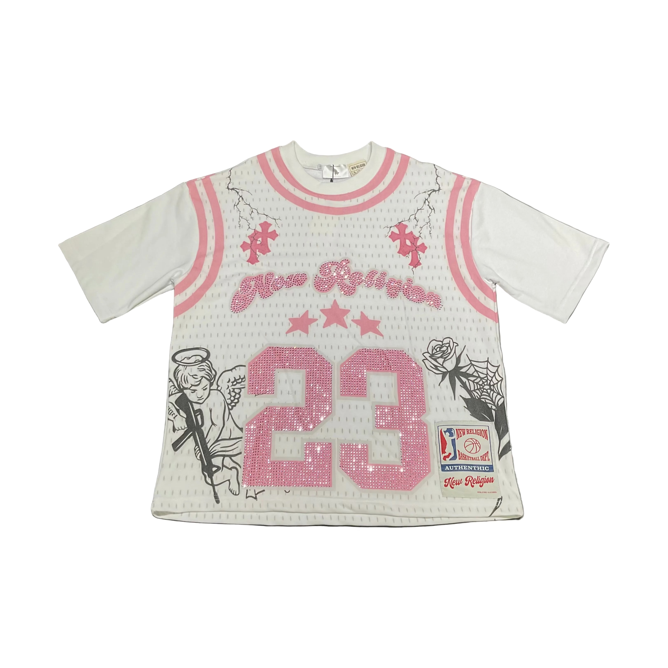 New Religion “Polo 23” White Pink