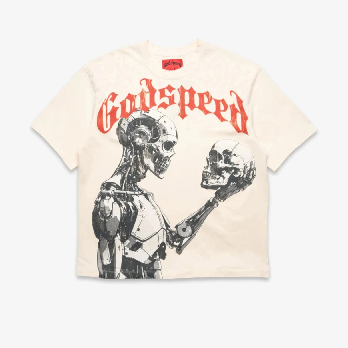 Godpseed Mankind vs AI White Tee