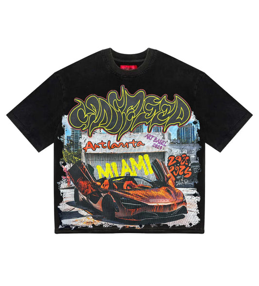 Godspeed Miami Artlanda Tee Black