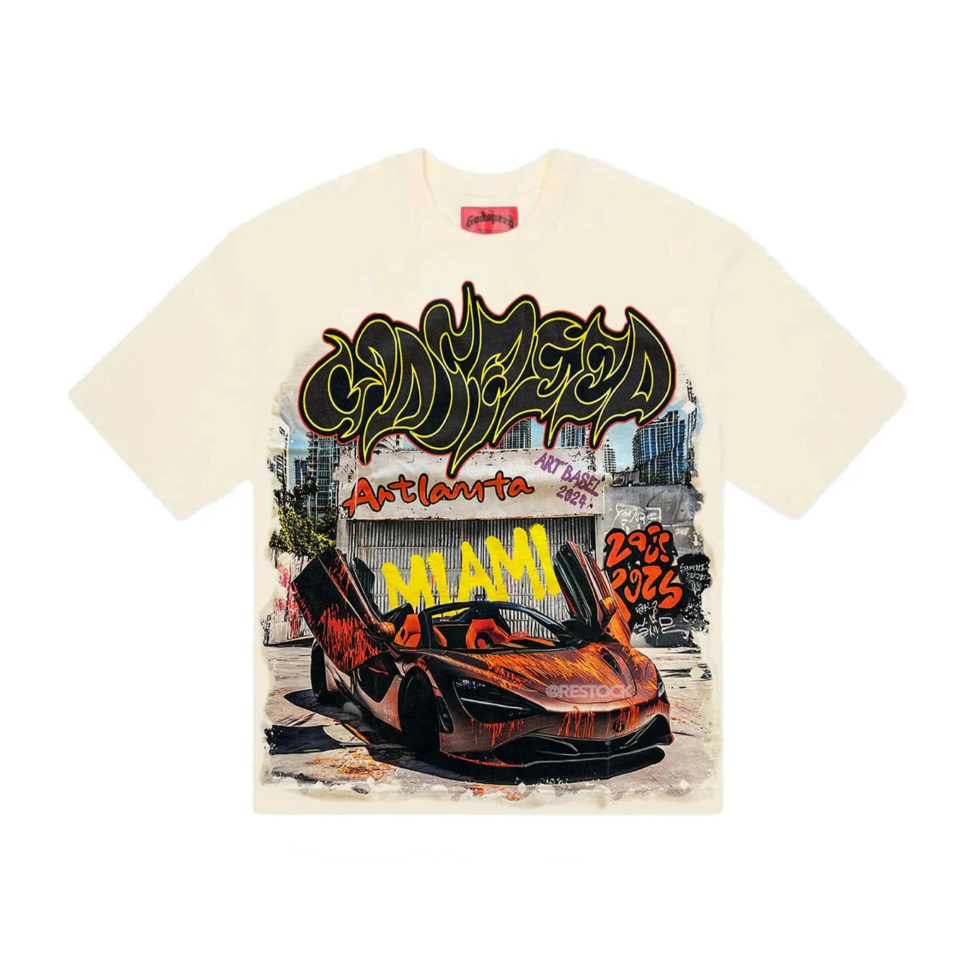 Godspeed Miami Artlanda Tee White