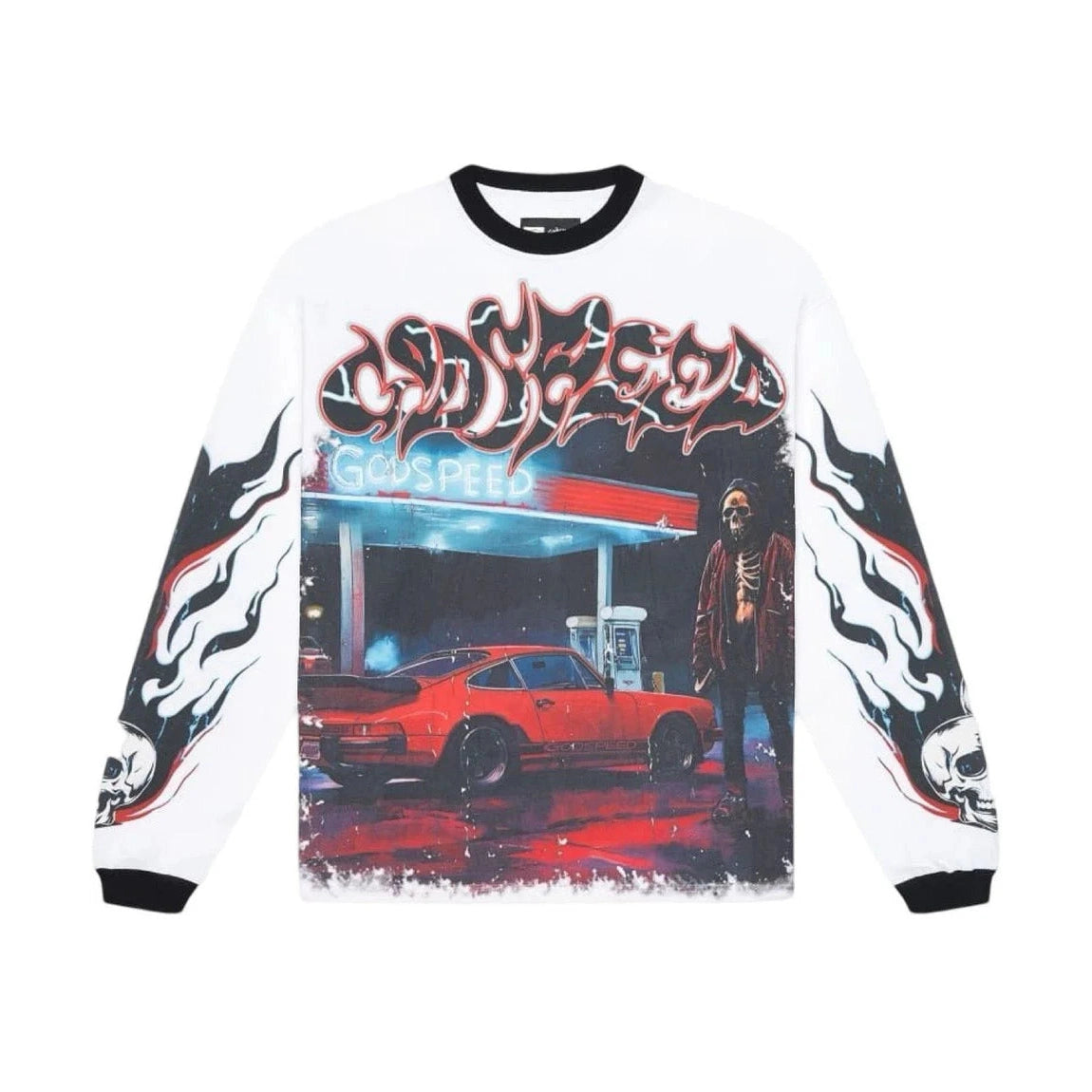 Godspeed PitStop L/S T-Shirt White