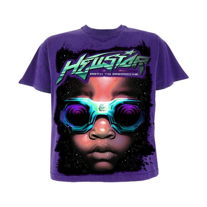 Hellstar Goggles T-Shirt Purple