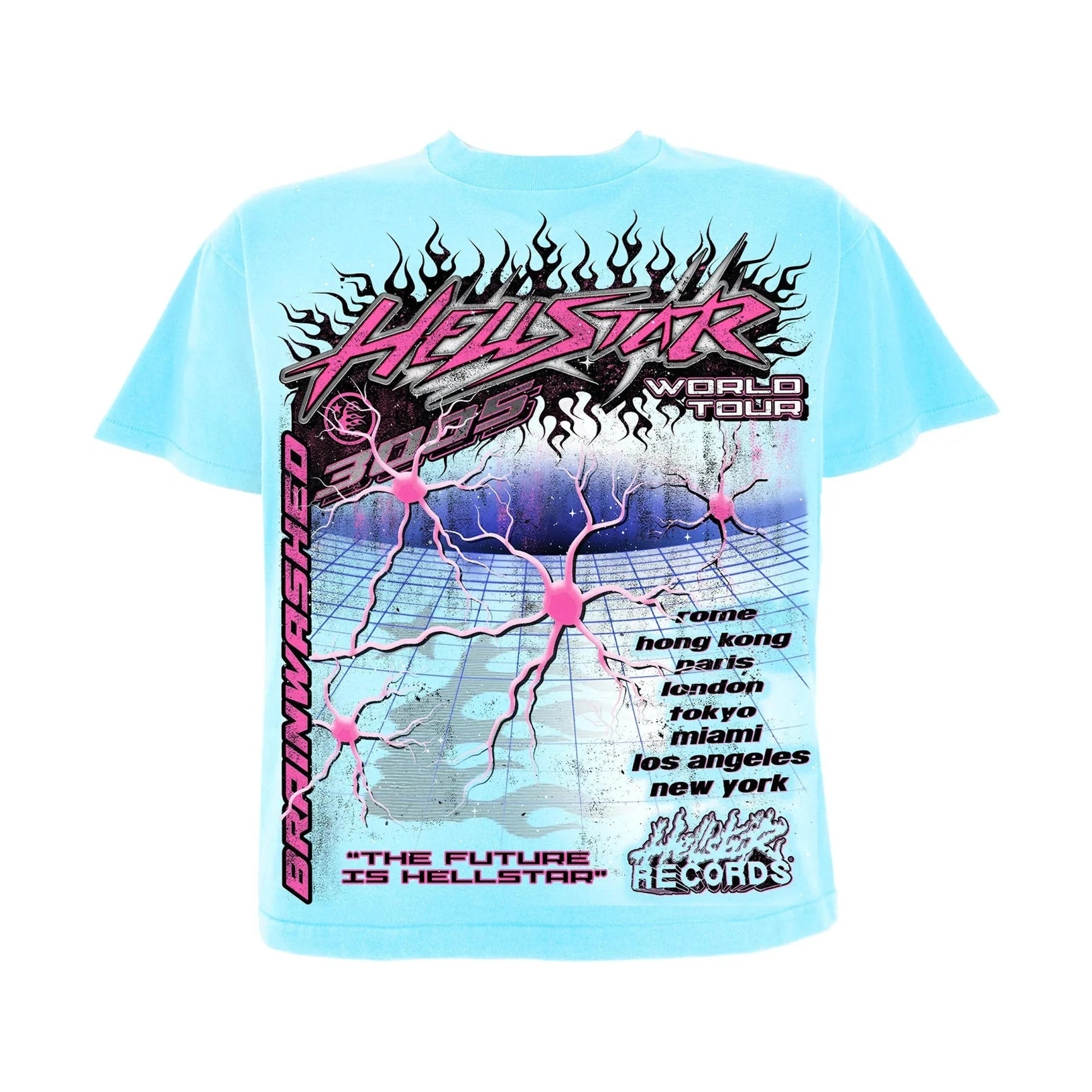 Hellstar Neuron Tour Light Blue Tee