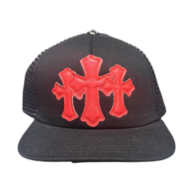 CHROME HEART THREE CROSS rojo