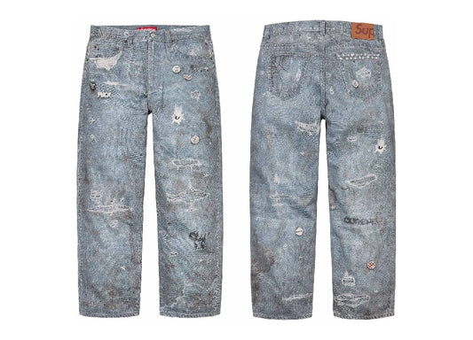 Supreme HJR Trompe L'oeil Work Jean