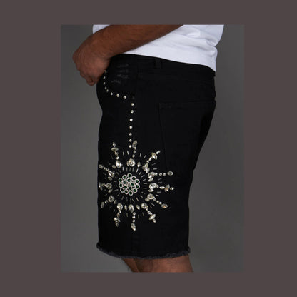 Politics Shorts - Maud - Jet Black Wash - 713