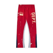 "Deconstruct" Gallery Dept. Sweatpants Red