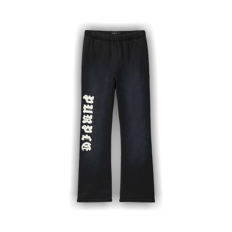 Purple Gothic Sweatpants | Black