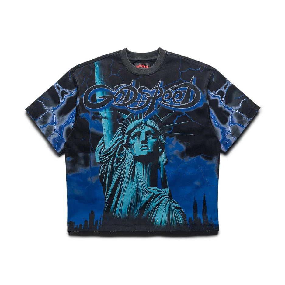 Godspeed Statue of Liberty NY Voltage | Blue