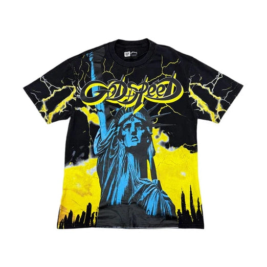 Godspeed Statue of Liberty NY Voltage | Yellow