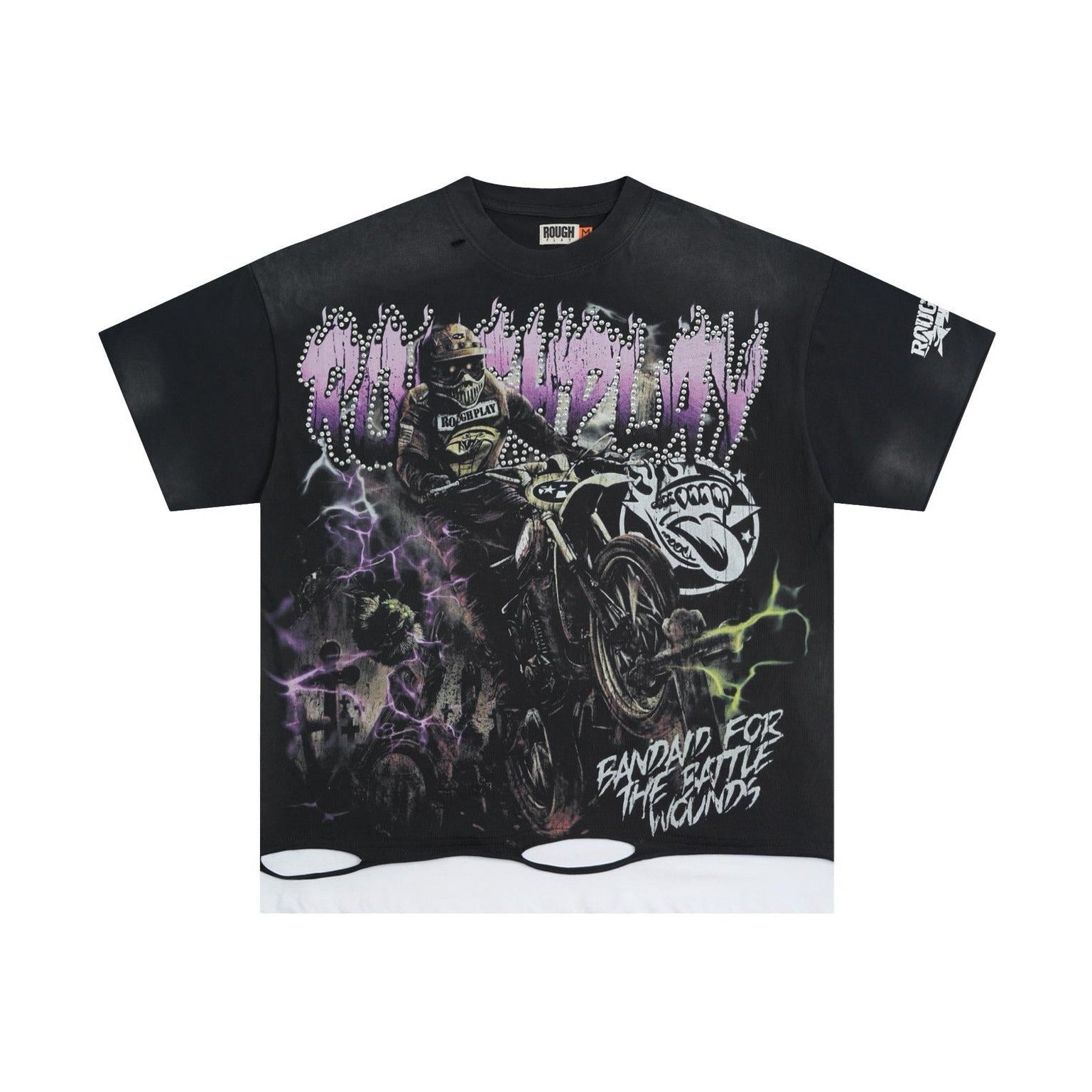 Rough play Bandad Motorcycle