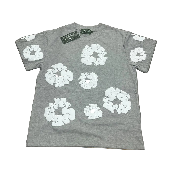 DENIM TEAR Gray/white