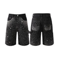 Purple jeans short Bling 11