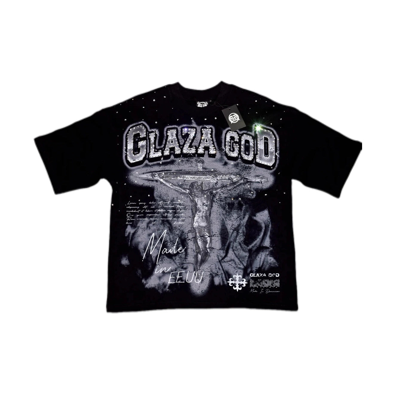 CRUCIFIXION |BLACK |GLAZA T-Shirt Oversized