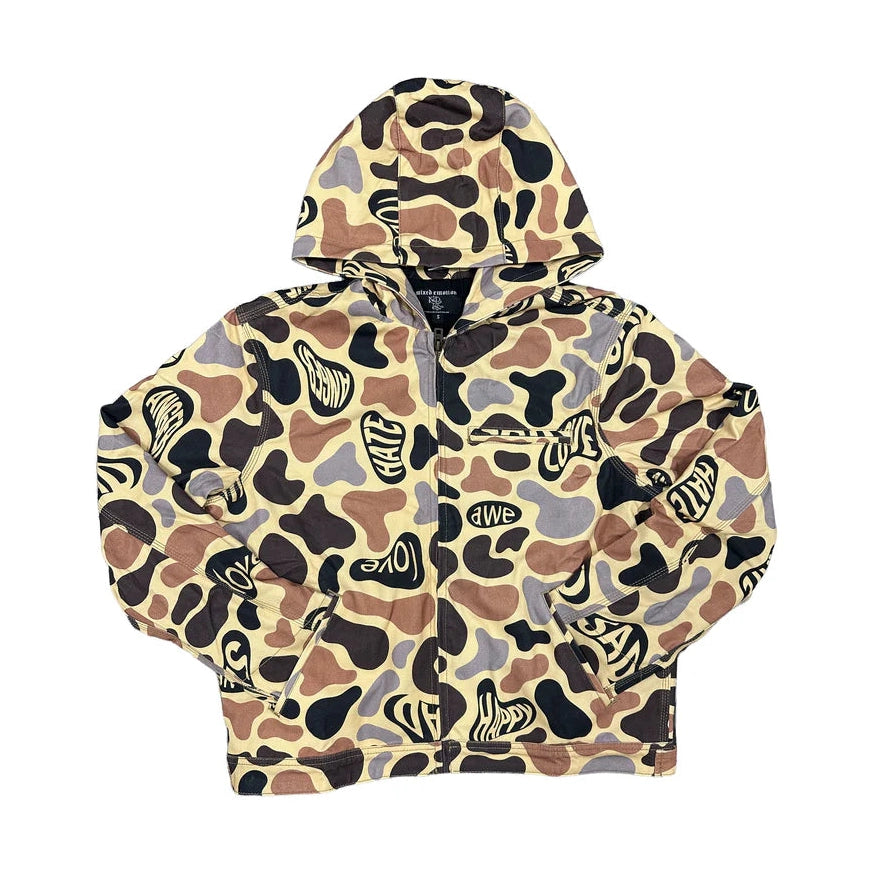 MIXED EMOTION Cream ‘Carpenter’ Jacket