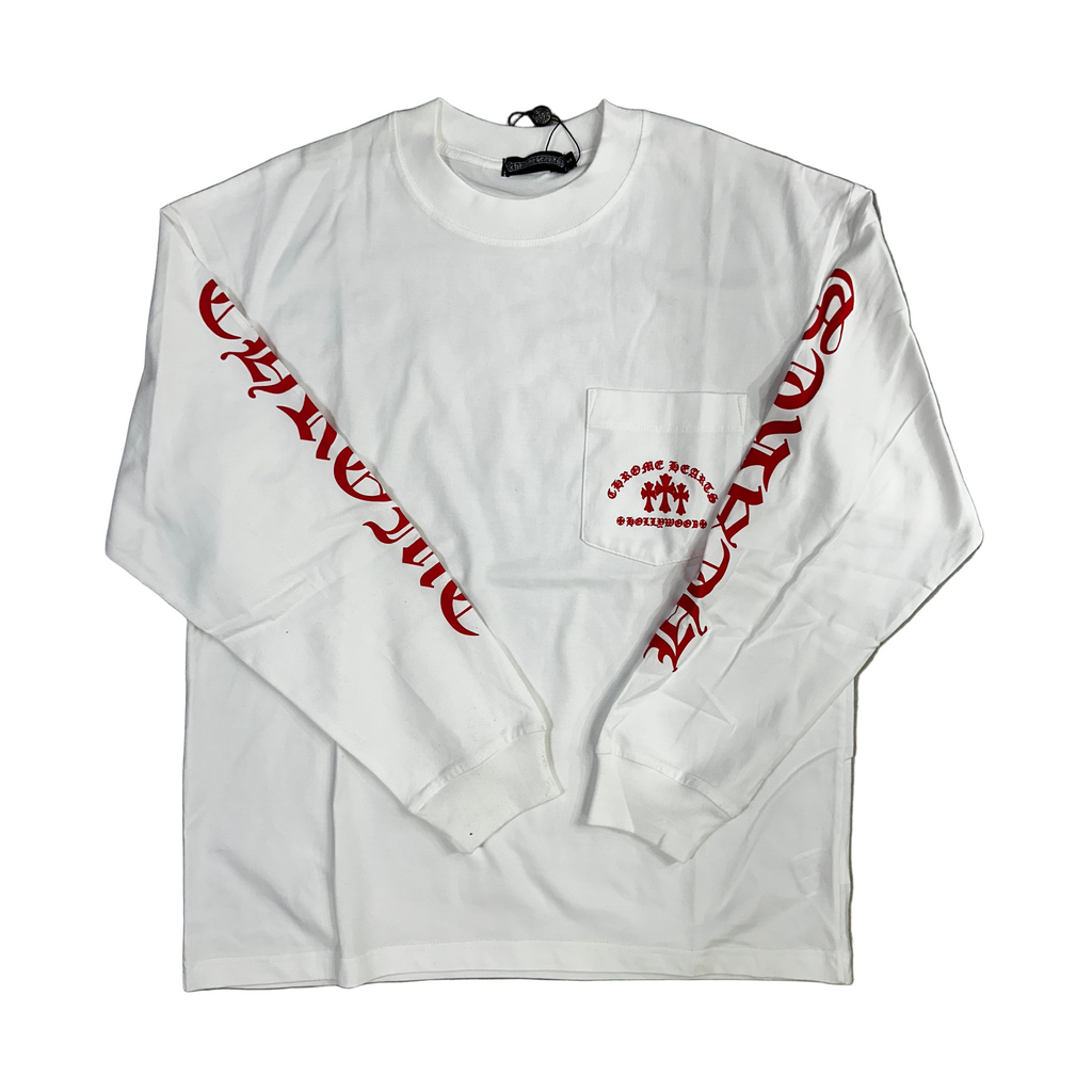 Chrome Hearts Longsleeve Logo Red