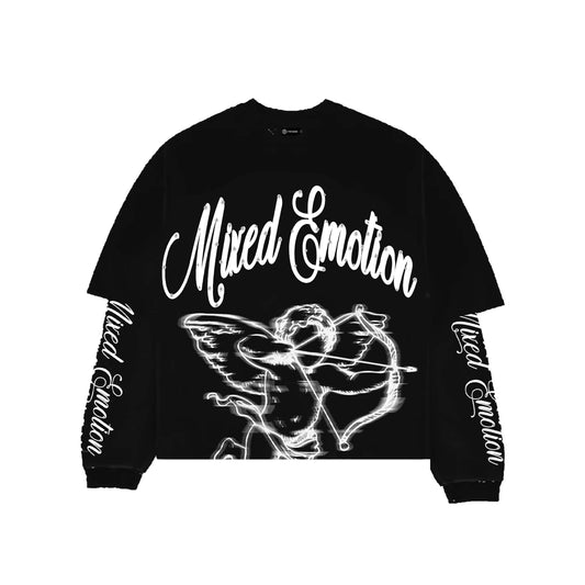 Black “Blur” Thermal Long Sleeve