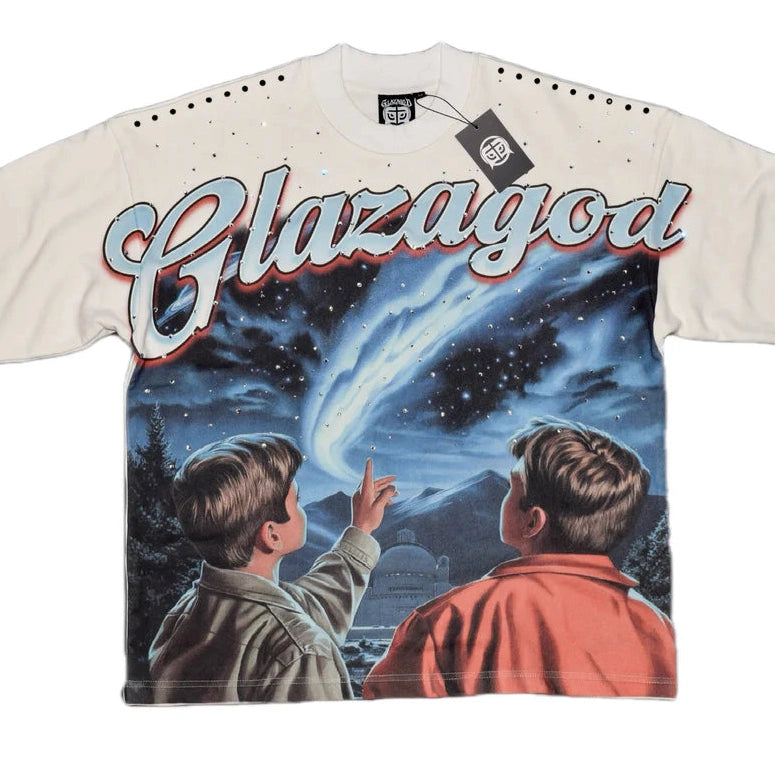 Sky |WHITE|GLAZA|- T-Shirt