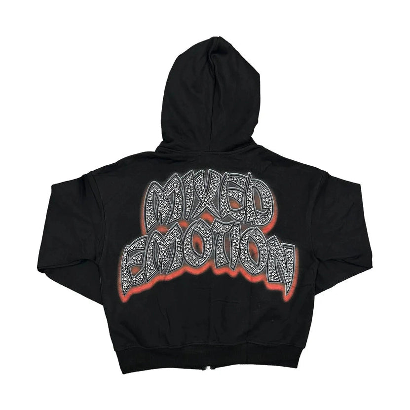 Mixed ‘Last Dance’ Rhinestone Hoodie