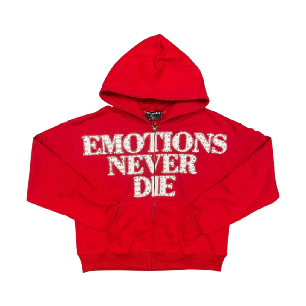 Mixed Emotion Hoodie Red