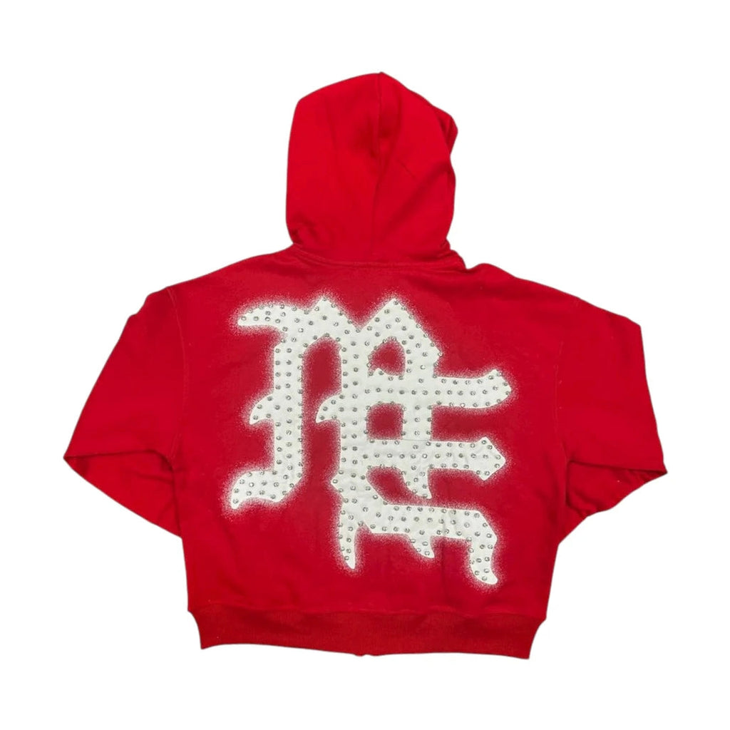 Mixed Emotion Hoodie Red