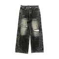 Mixed Emotion "Grey Stone" Baggy Jeans