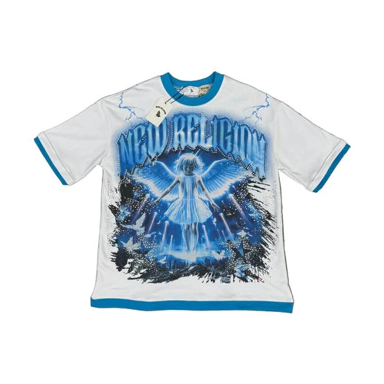 New Religion “Girl Angel” White Blue